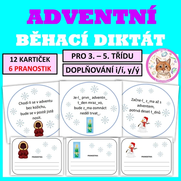 ADVENTNÍ BĚHACÍ DIKTÁT - Pranostiky