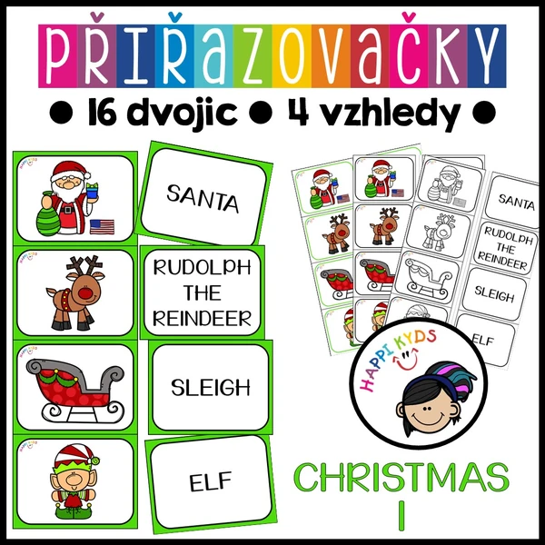 Přiřazovačky - CHRISTMAS