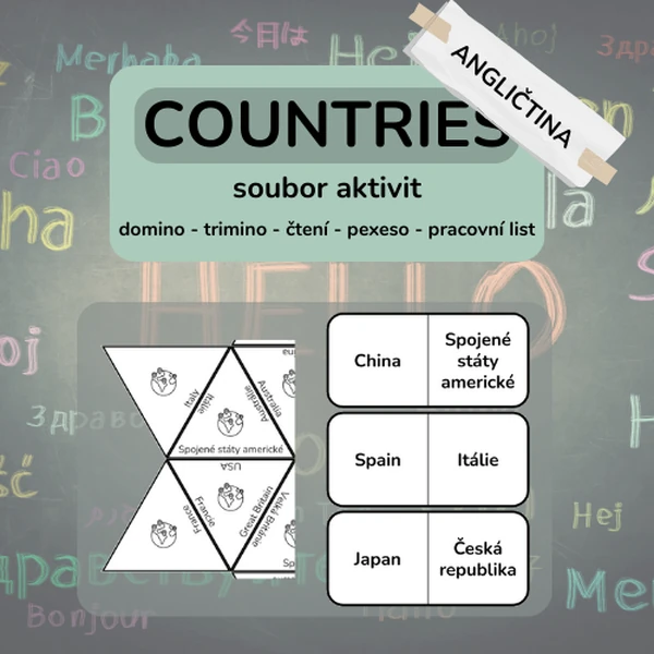 Countries - soubor aktivit