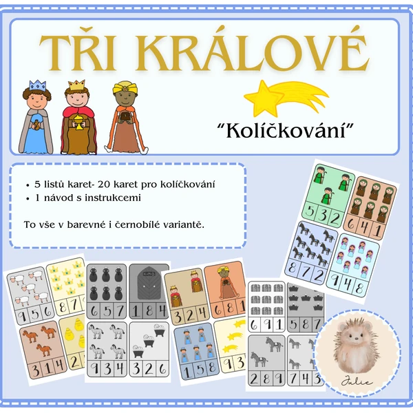Tři králové- Kolíčkování