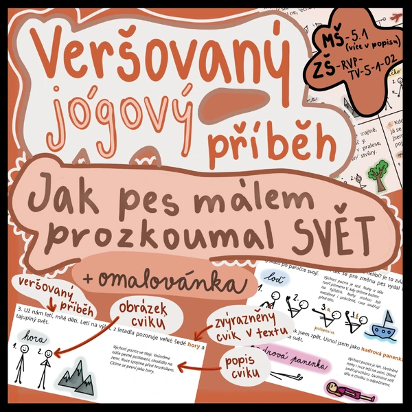 Veršovaný jógový příběh - Jak pes málem prozkoumal svět