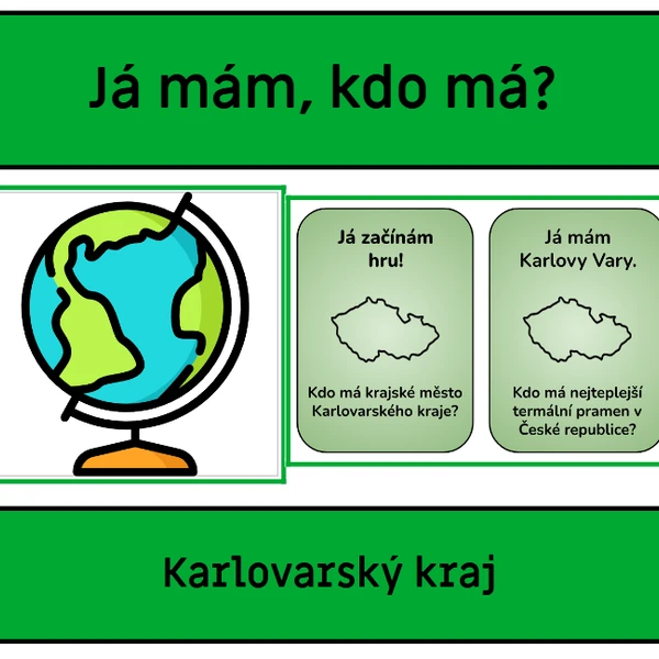 Karlovarský kraj - Já mám, kdo má?