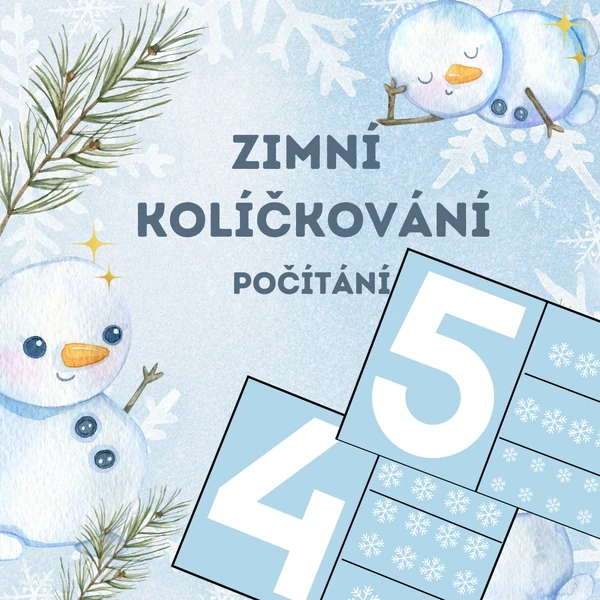 KOLÍČKOVÁNÍ SE ZIMNÍ TÉMATIKOU
