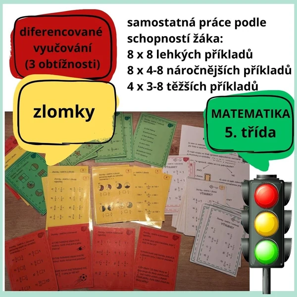 Diferencované vyučování zlomků pro 5. třídu