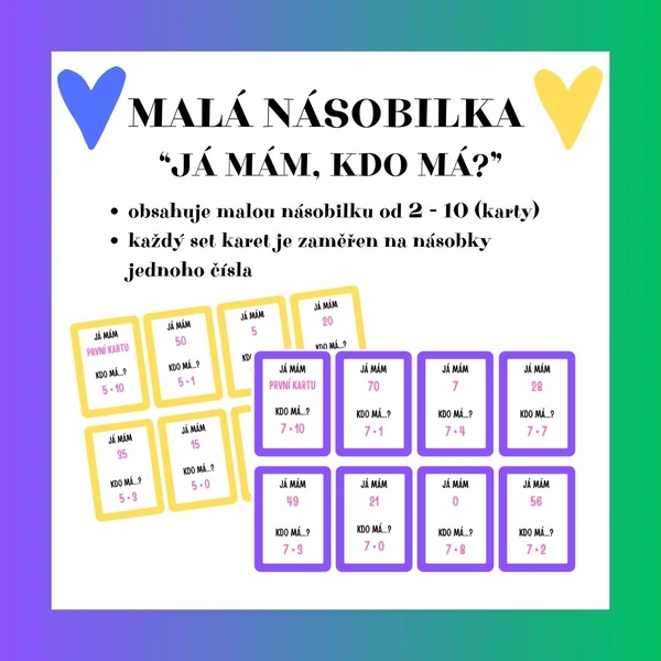 Malá násobilka - "Já mám, kdo má?"
