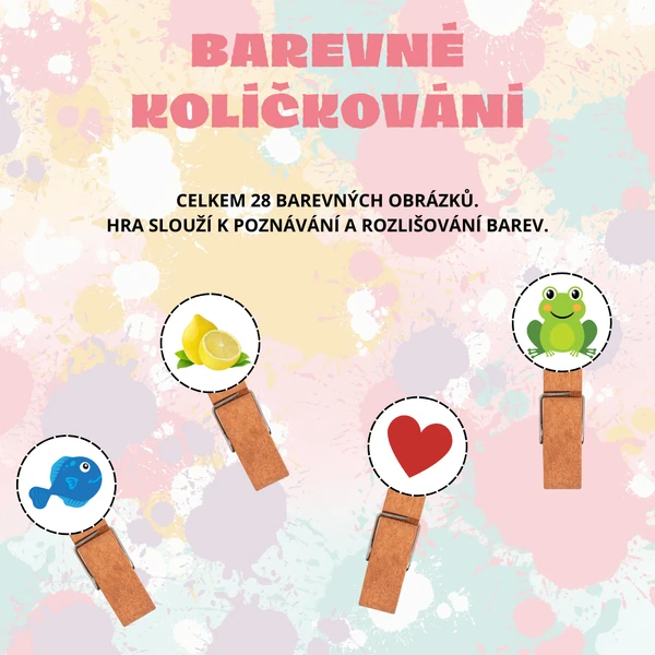 Barevné kolíčkování