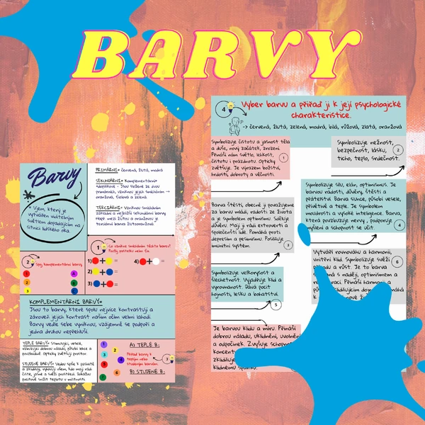 Barvy/Pracovní list