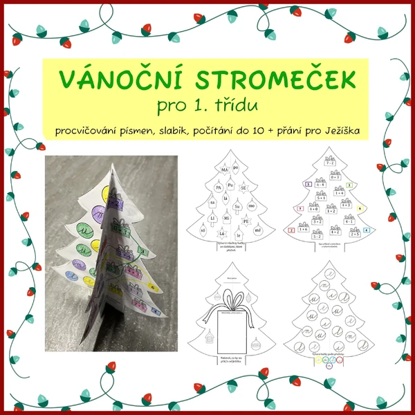 Vánoční stromeček 1. třída