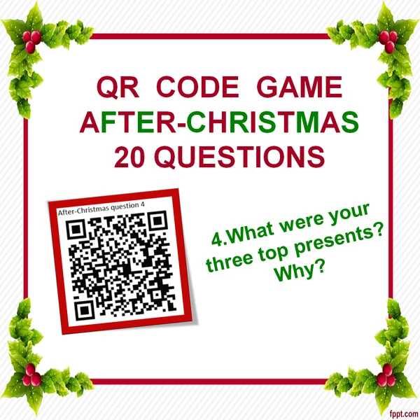 QR Codes & After-Christmas