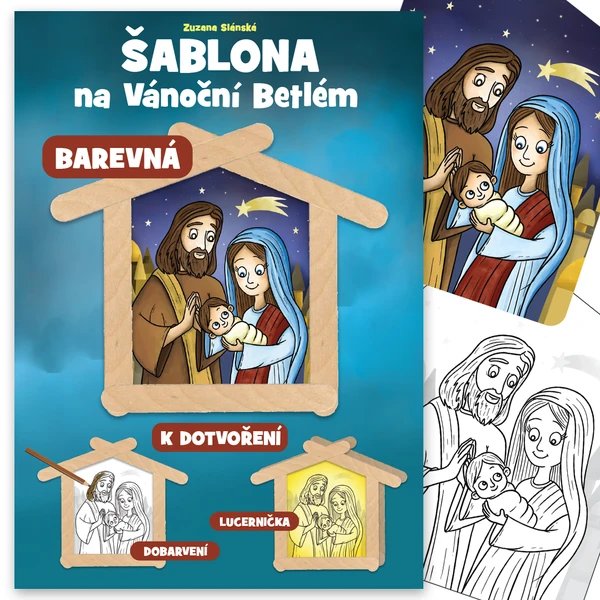 Šablona na Vánoční Betlém