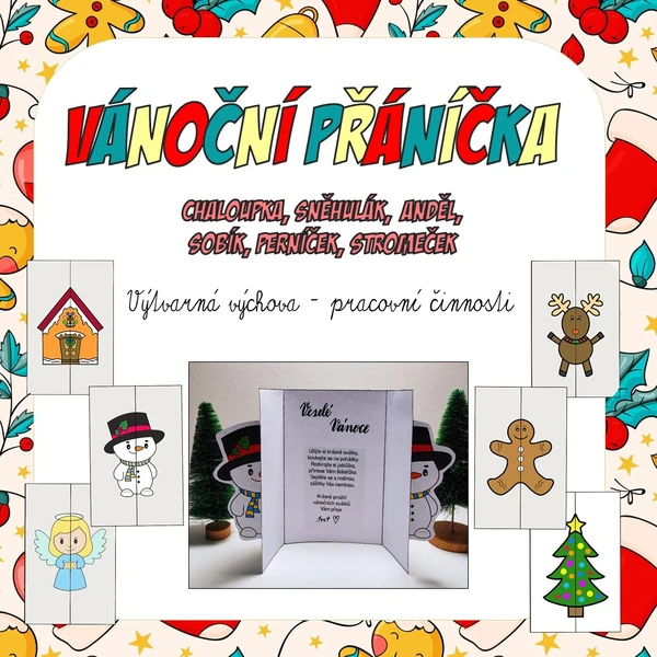 Vánoční přáníčka - výrobek