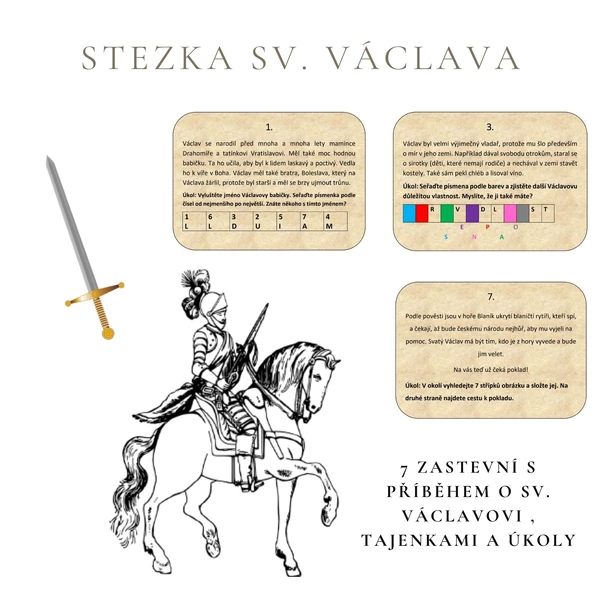 Stezka sv. Václava-bojovka s úkoly