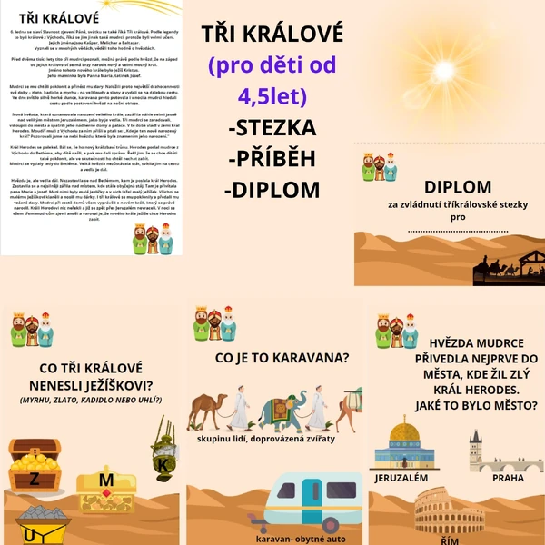 Tři králové stezka- od 4,5 let