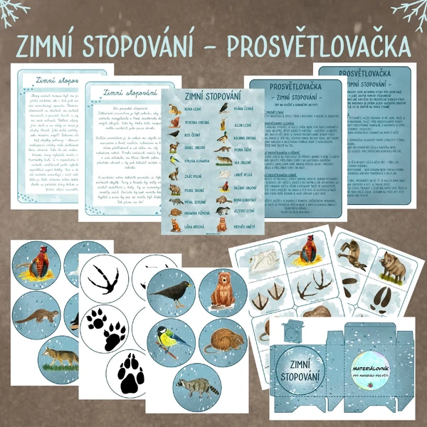 Zimní stopování - Prosvětlovačka