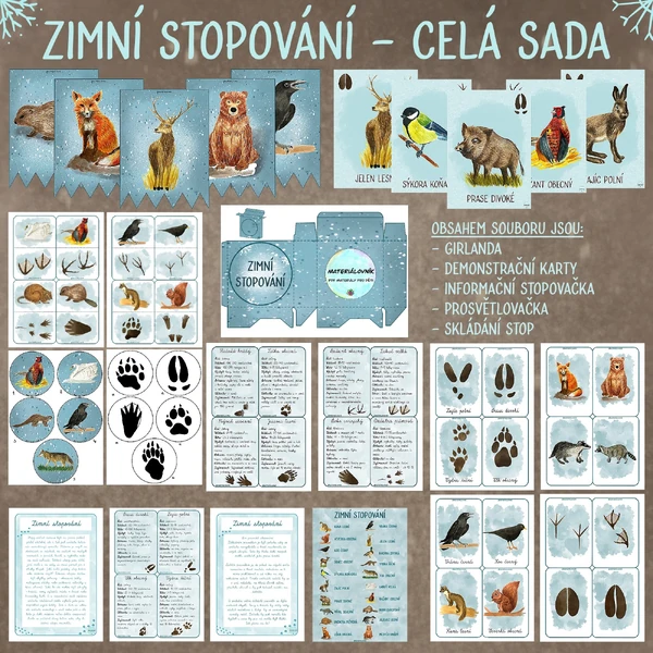 Zimní stopování - Celá sada