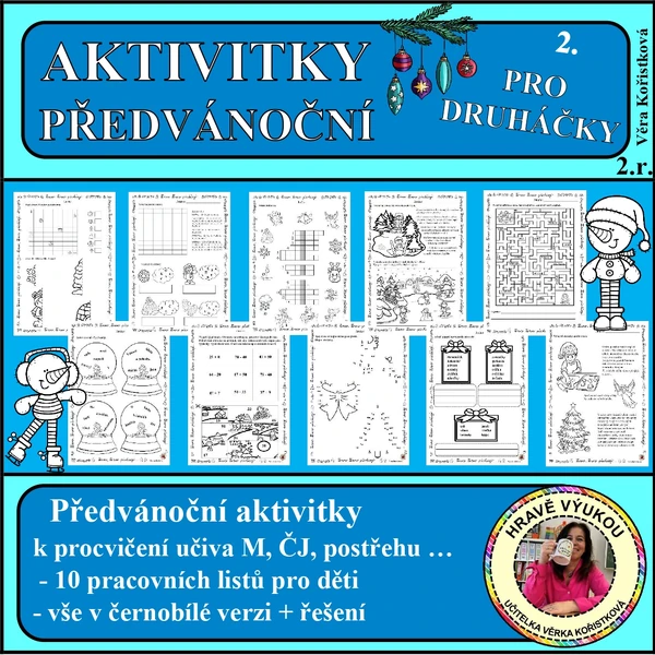 AKTIVITKY 2 – PŘEDVÁNOČNÍ – PRO DRUHÁČKY