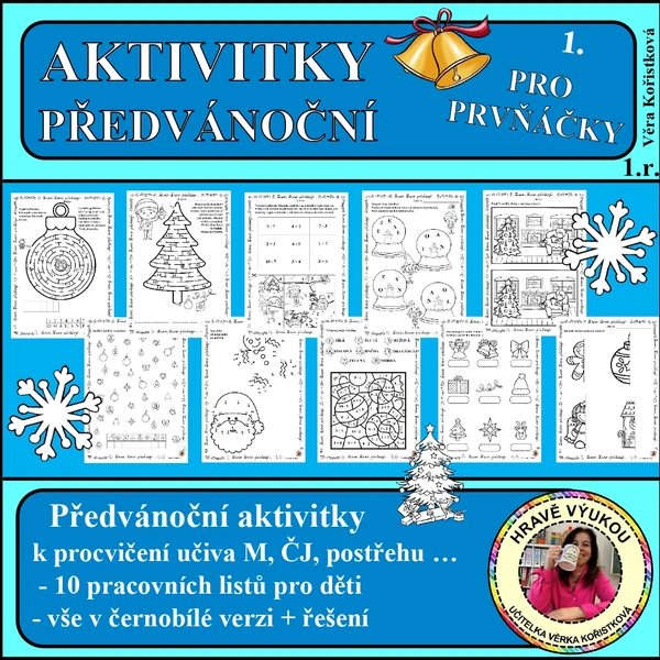 AKTIVITKY 1 – PŘEDVÁNOČNÍ – PRO PRVŇÁČKY