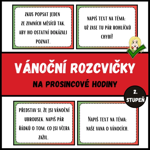 Vánoční slohové rozcvičky