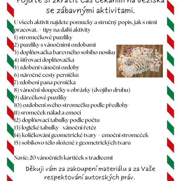 Vánoční výzva se zábavnými úkoly