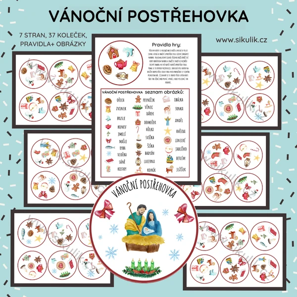 VÁNOČNÍ POSTŘEHOVKA