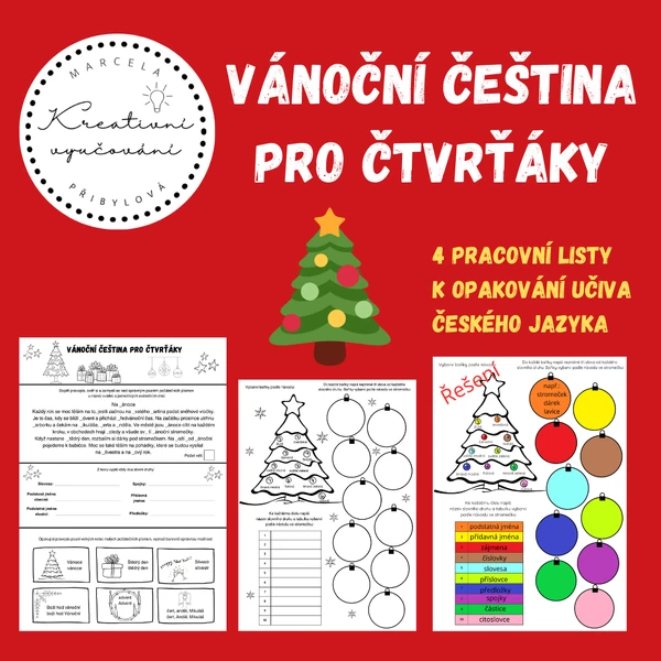 Vánoční čeština pro čtvrťáky
