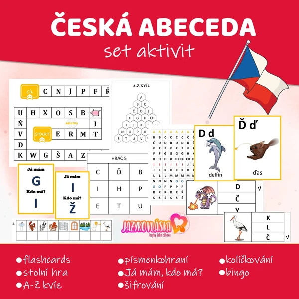 Česká abeceda set aktivit