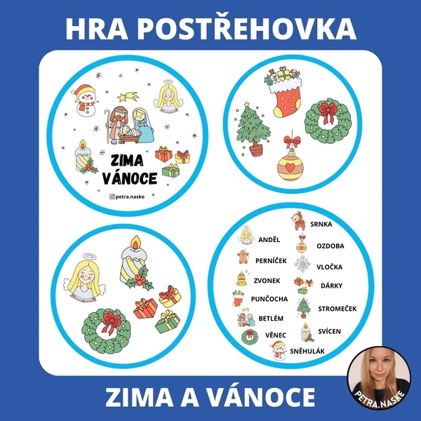 Postřehovka - ZIMA, VÁNOCE