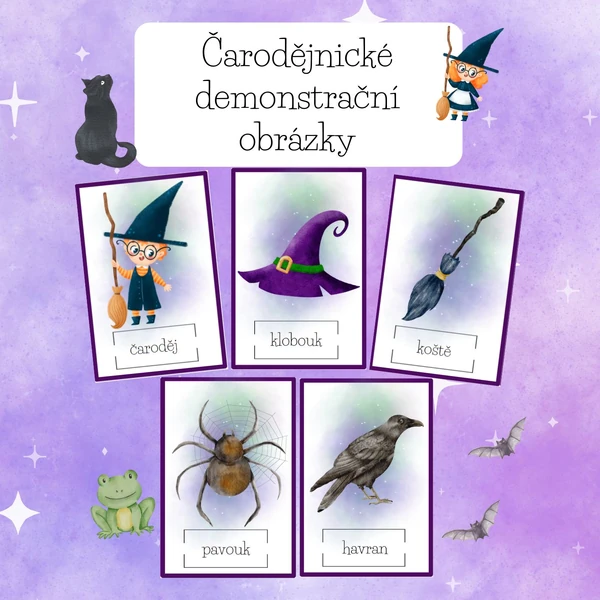 Čarodějnice - demonstrační obrázky