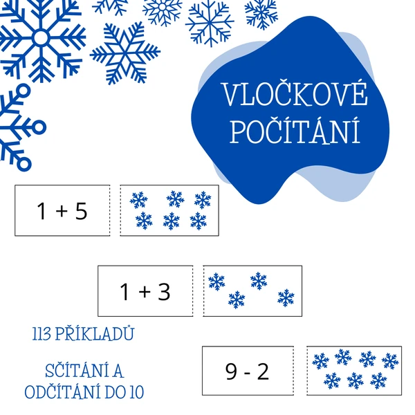 VLOČKOVÉ POČÍTÁNÍ - sčítání a odčítání do 10