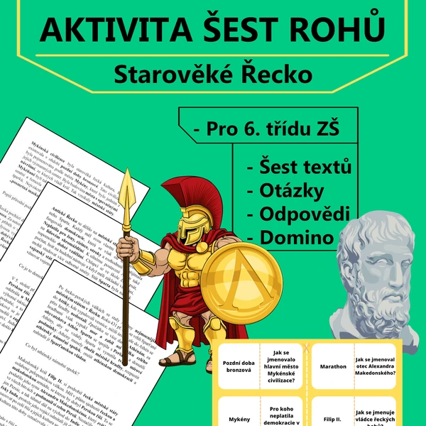 Aktivita 6 rohů - Starověké Řecko