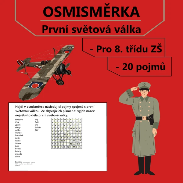 Osmisměrka - První světová válka