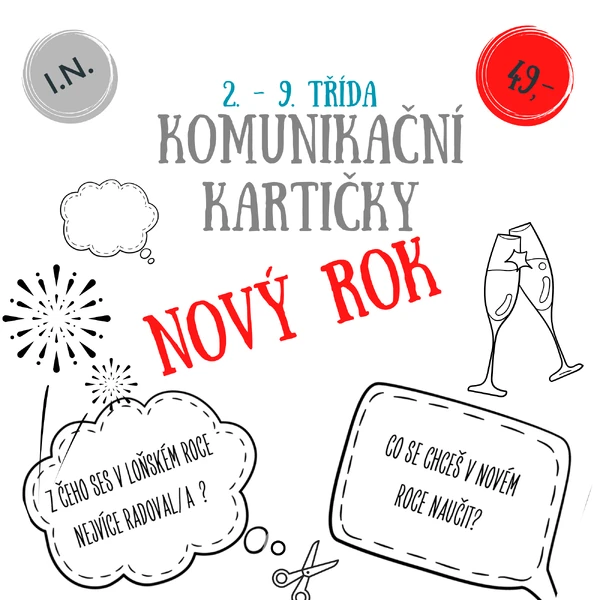 Komunikační karty - NOVÝ ROK 