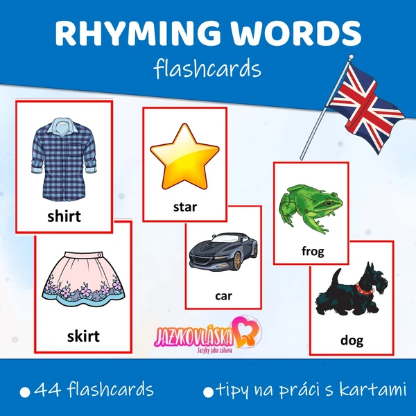 Rhyming words flashcards