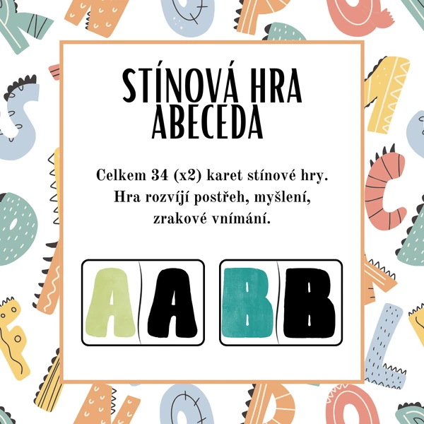 Stínová hra - abeceda