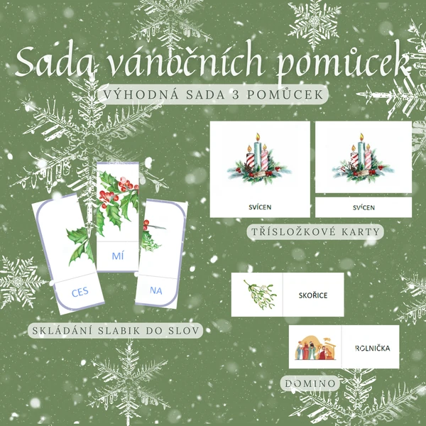 Sada vánočních pomůcek