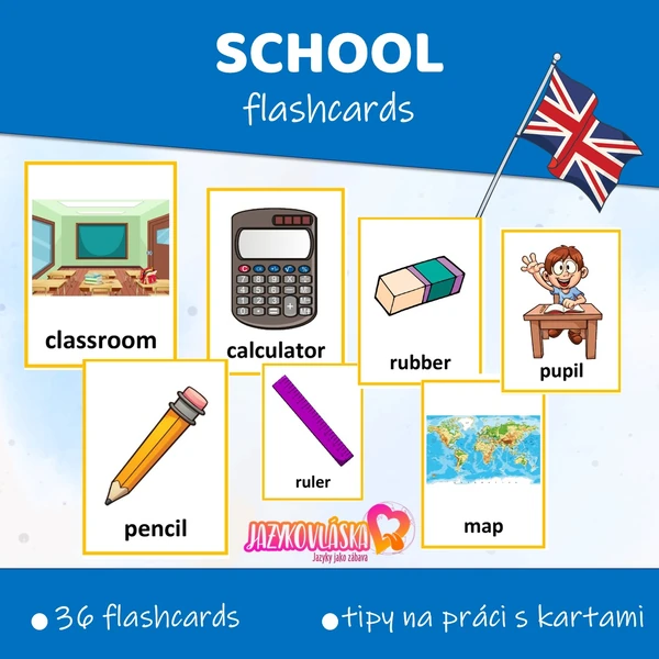 School flashcards
