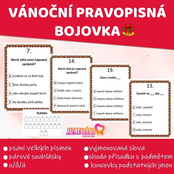 Vánoční pravopisná bojovka