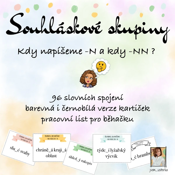 Souhláskové skupiny -n/ -nn