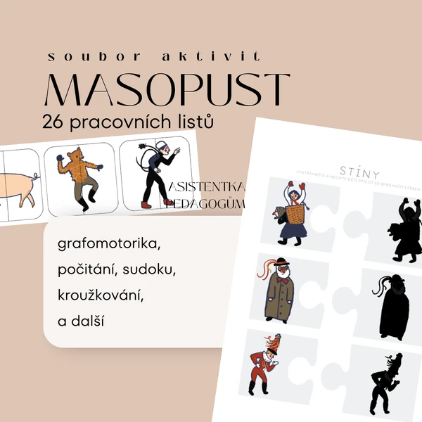 Masopust - soubor aktivit