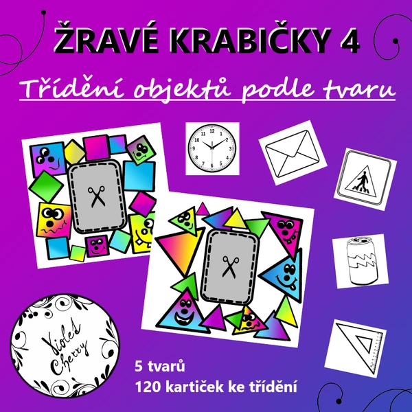 Žravé krabičky 4 - Třídění objektů podle tvaru