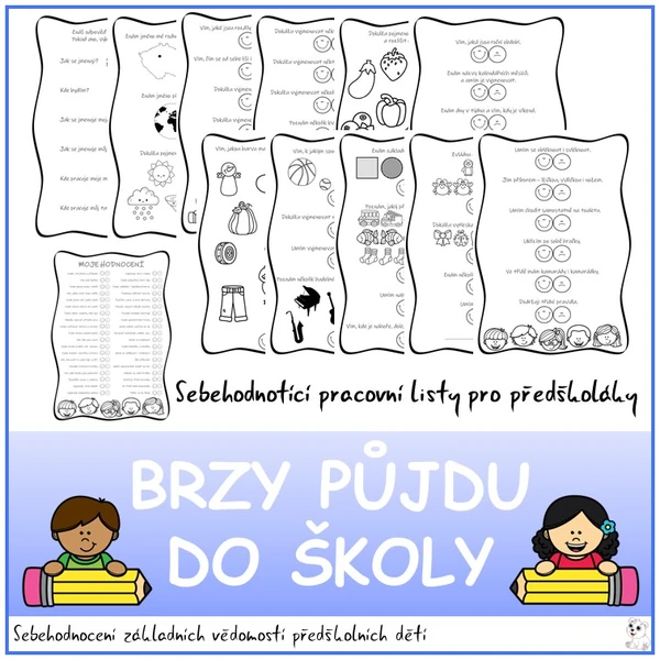 Brzy půjdu do školy - sebehodnocení základních vědomostí