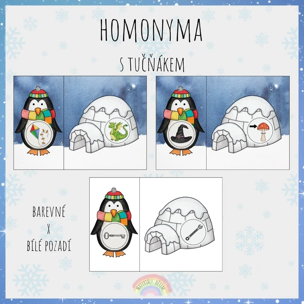 Homonyma s tučňákem