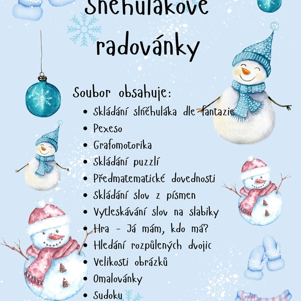Sněhulákové radovánky