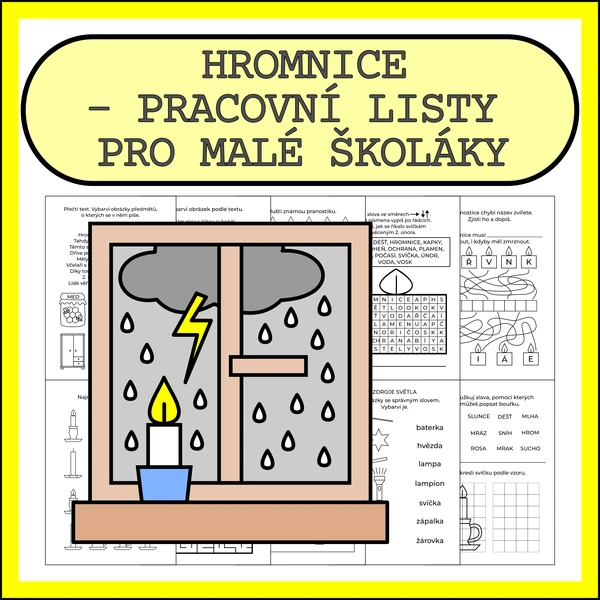 HROMNICE - PRACOVNÍ LISTY PRO MALÉ ŠKOLÁKY