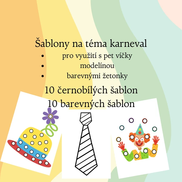 Šablony na téma karneval