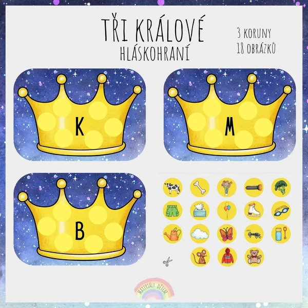 Tři králové, hláskohraní