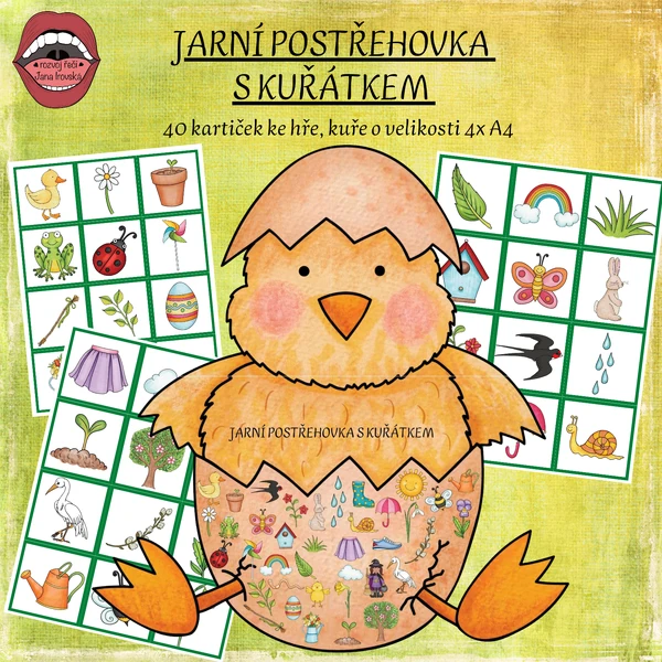 JARNÍ POSTŘEHOVKA S KUŘÁTKEM 