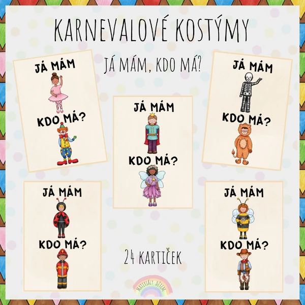 Já mám, kdo má? Karnevalové kostýmy