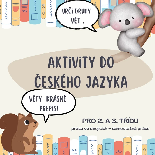 Aktivity do ČJ pro 2. a 3. třídu