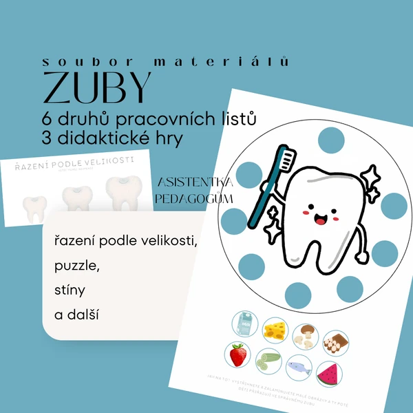 Zuby - soubor aktivit